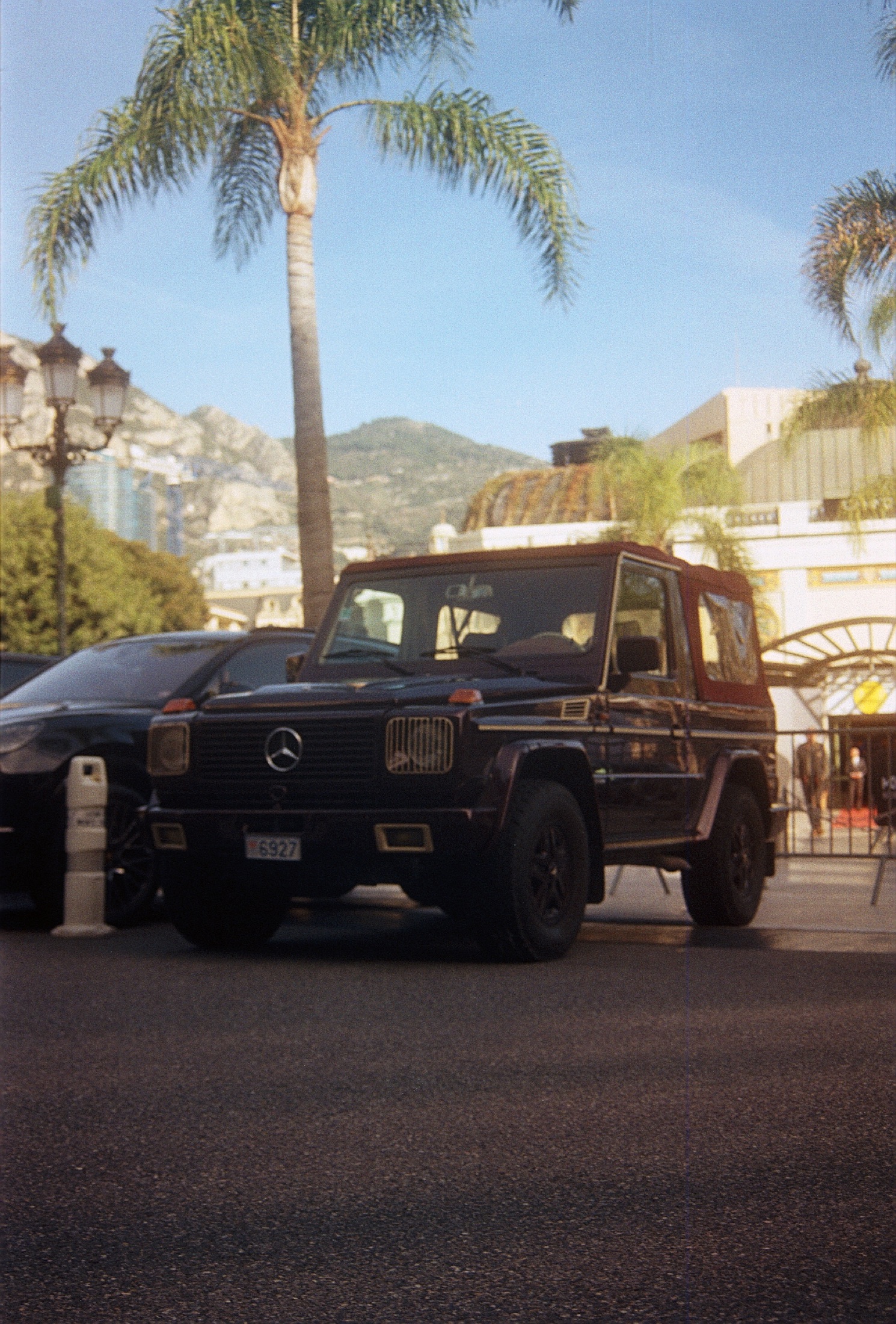 A Convertible Waiting Outside the Casino